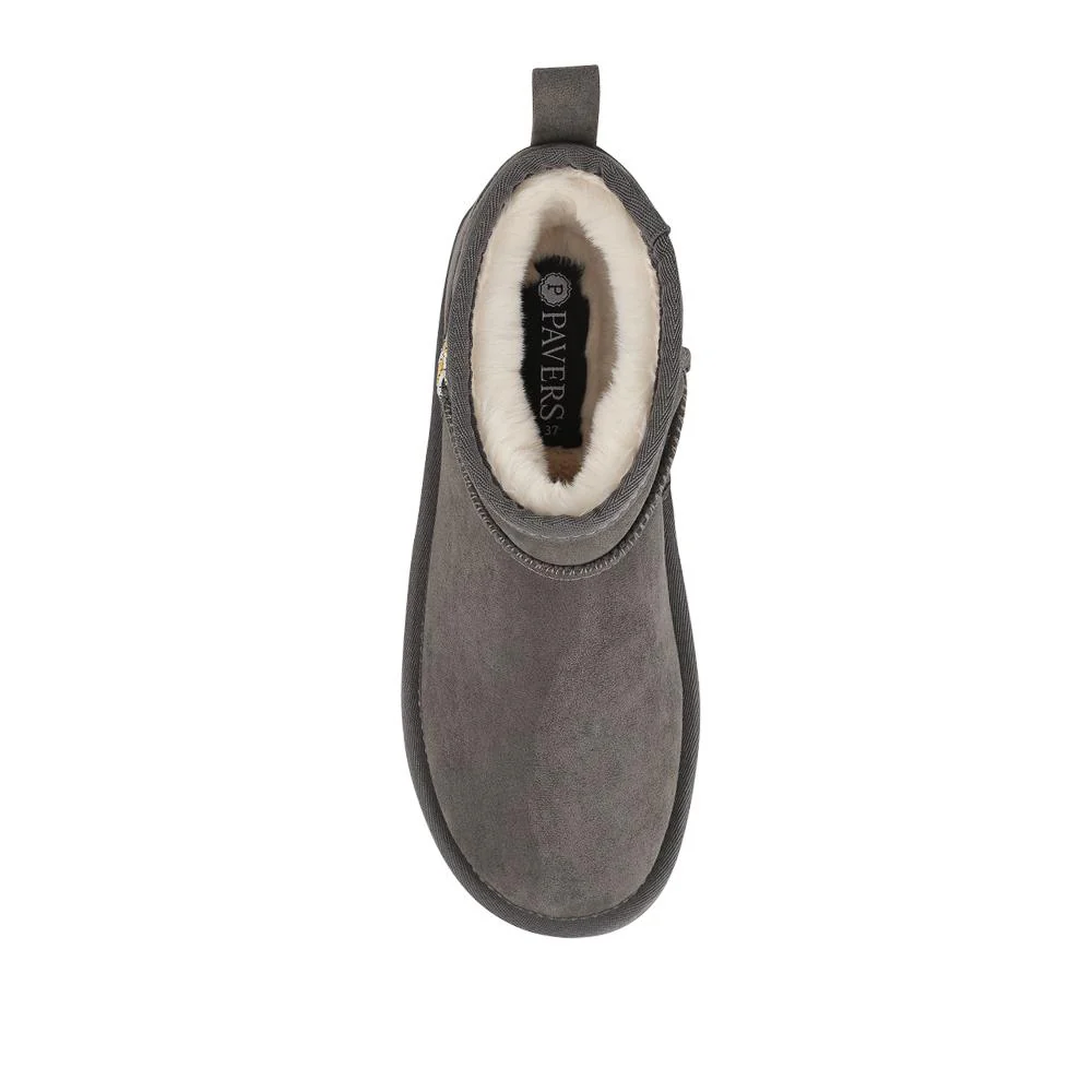 Warm Lightweight Slipper Boots - PLAN42002 / 328 229 - Grey - Image 4