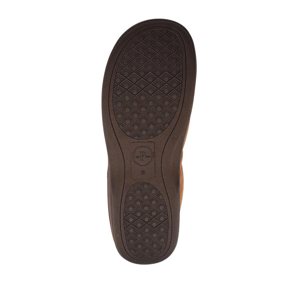 Warm Lightweight Slippers - QING42027 / 328 277 - Tan - Image 4