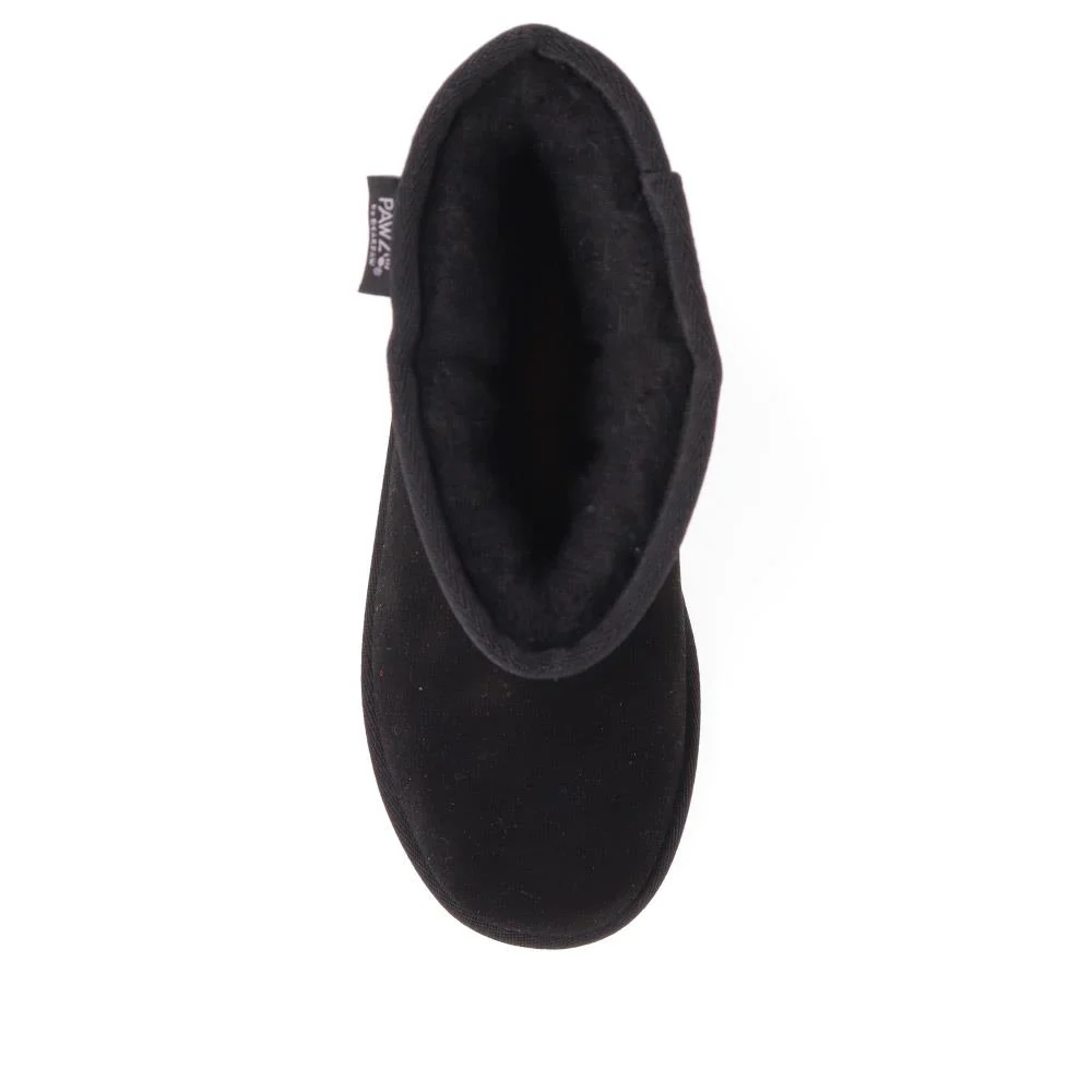 Warm-Lined Calf-Length Boots - EDNB40053 / 326 903 - Black - Image 5