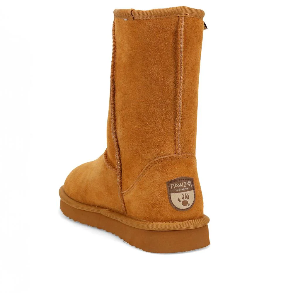 Warm-Lined Calf-Length Boots - EDNB40053 / 326 903 - Chestnut - Image 3