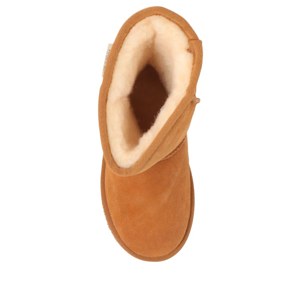 Warm-Lined Calf-Length Boots - EDNB40053 / 326 903 - Chestnut - Image 5