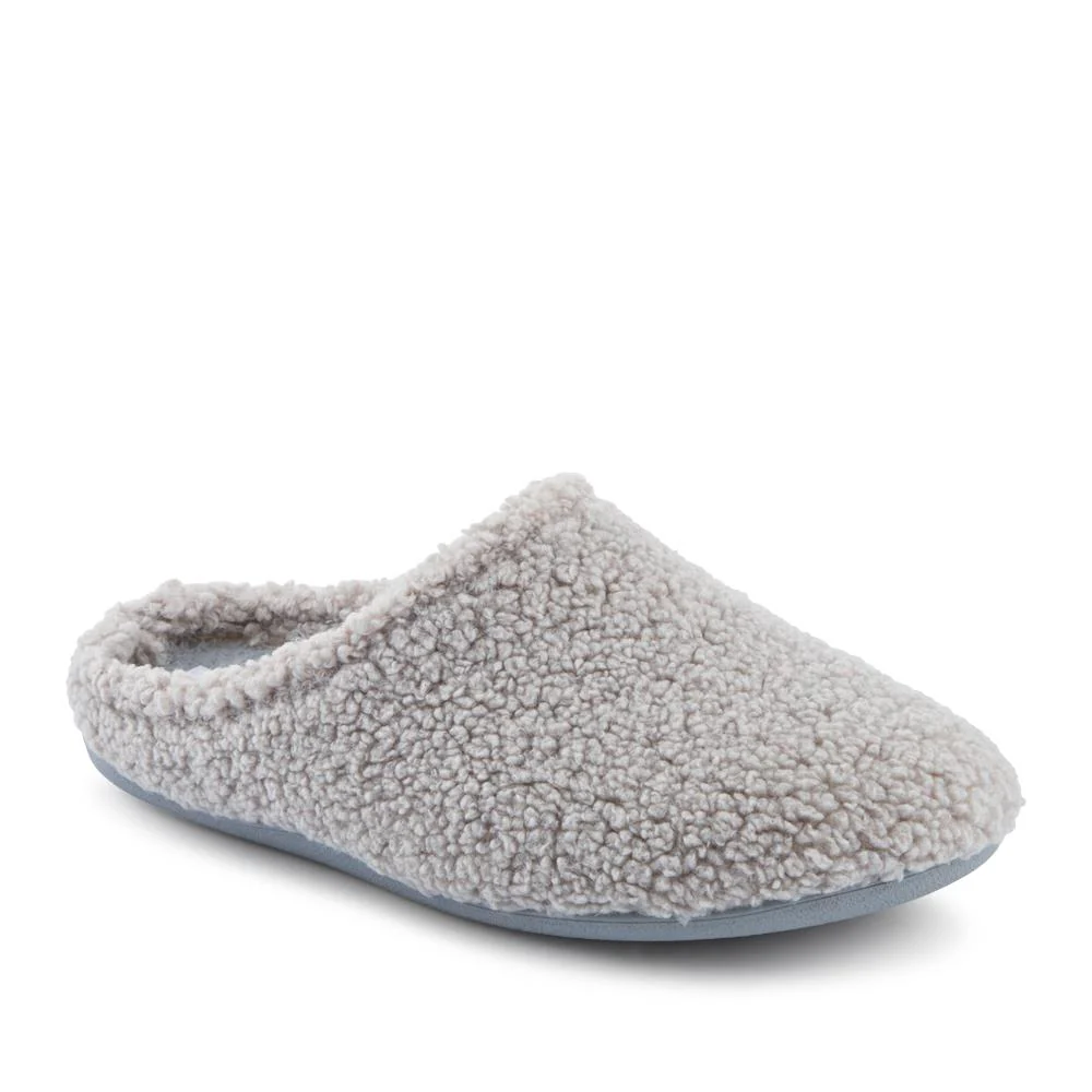 Warm-Lined Lightweight Slippers - BONAD42000 / 328 335 - Grey
