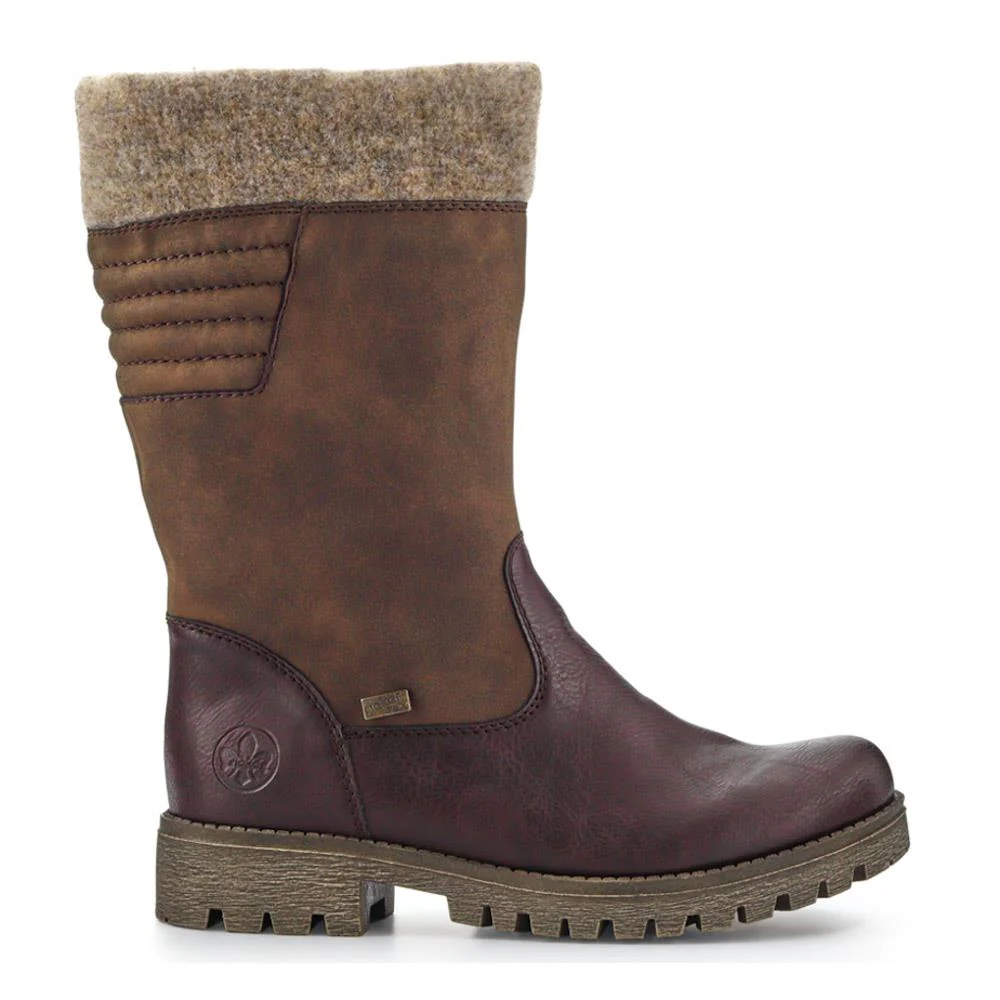 Warm-Lined Long Boots - RKR40524 / 326 103 - Brown - Image 2