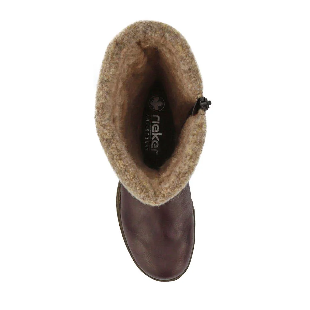 Warm-Lined Long Boots - RKR40524 / 326 103 - Brown - Image 4