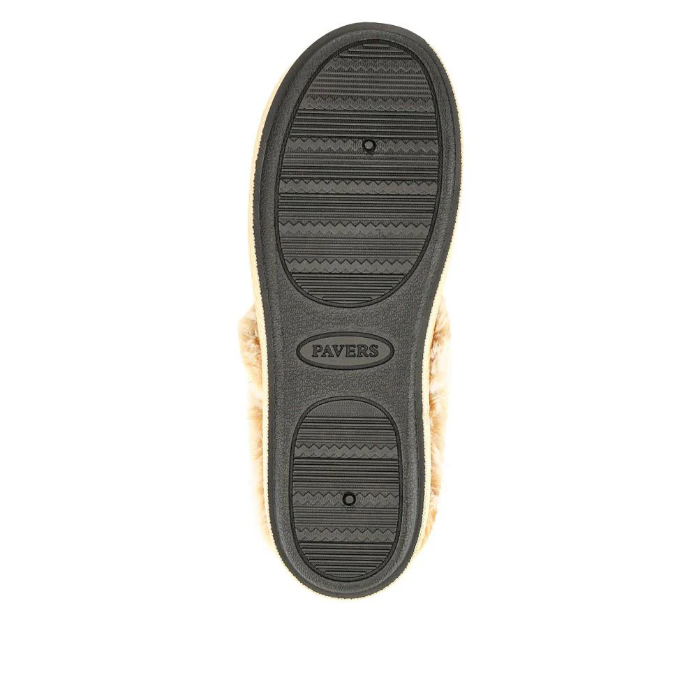 Warm-Lined Memory Foam Slippers - QING40038 / 326 611 - Chestnut - Image 5