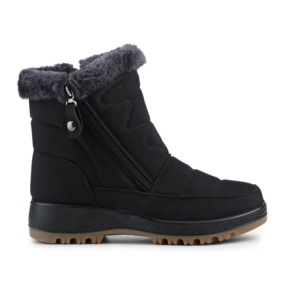 Warm Lined Twin Zip Weather Boots - ACADE42000 / 328 503 - Black - Image 2