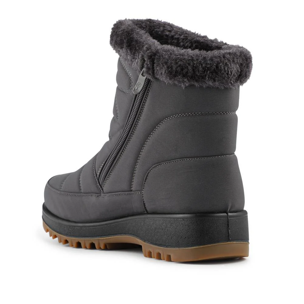 Warm Lined Twin Zip Weather Boots - ACADE42000 / 328 503 - Grey - Image 3
