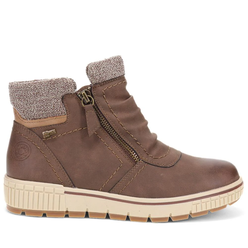 Water-Resistant Ankle Boots - RELIF40003 / 326 167 - Brown - Image 2