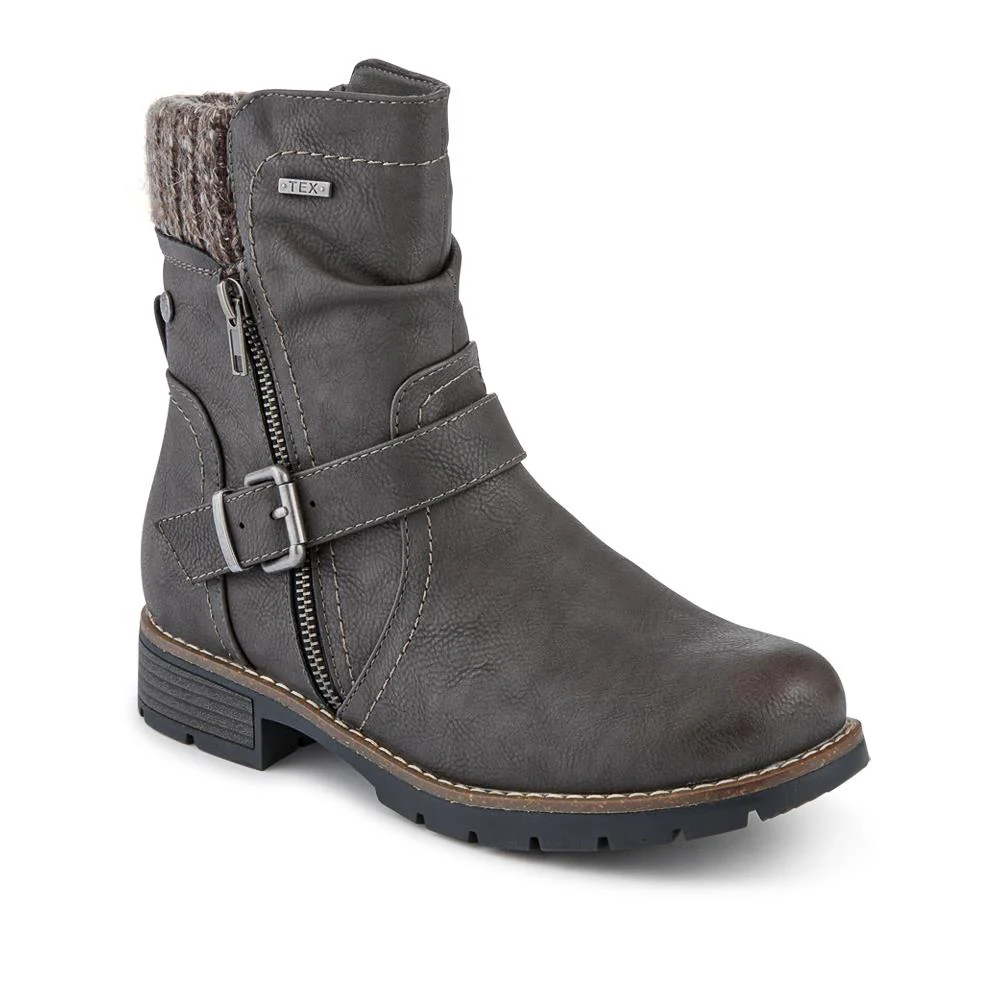 Water-Resistant Biker Boots - WBINS38033 / 324 161 - Image 2