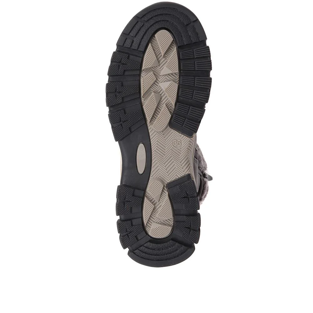 Water-Resistant Weather Boots - WOIL38036 / 324 571 - Grey - Image 4