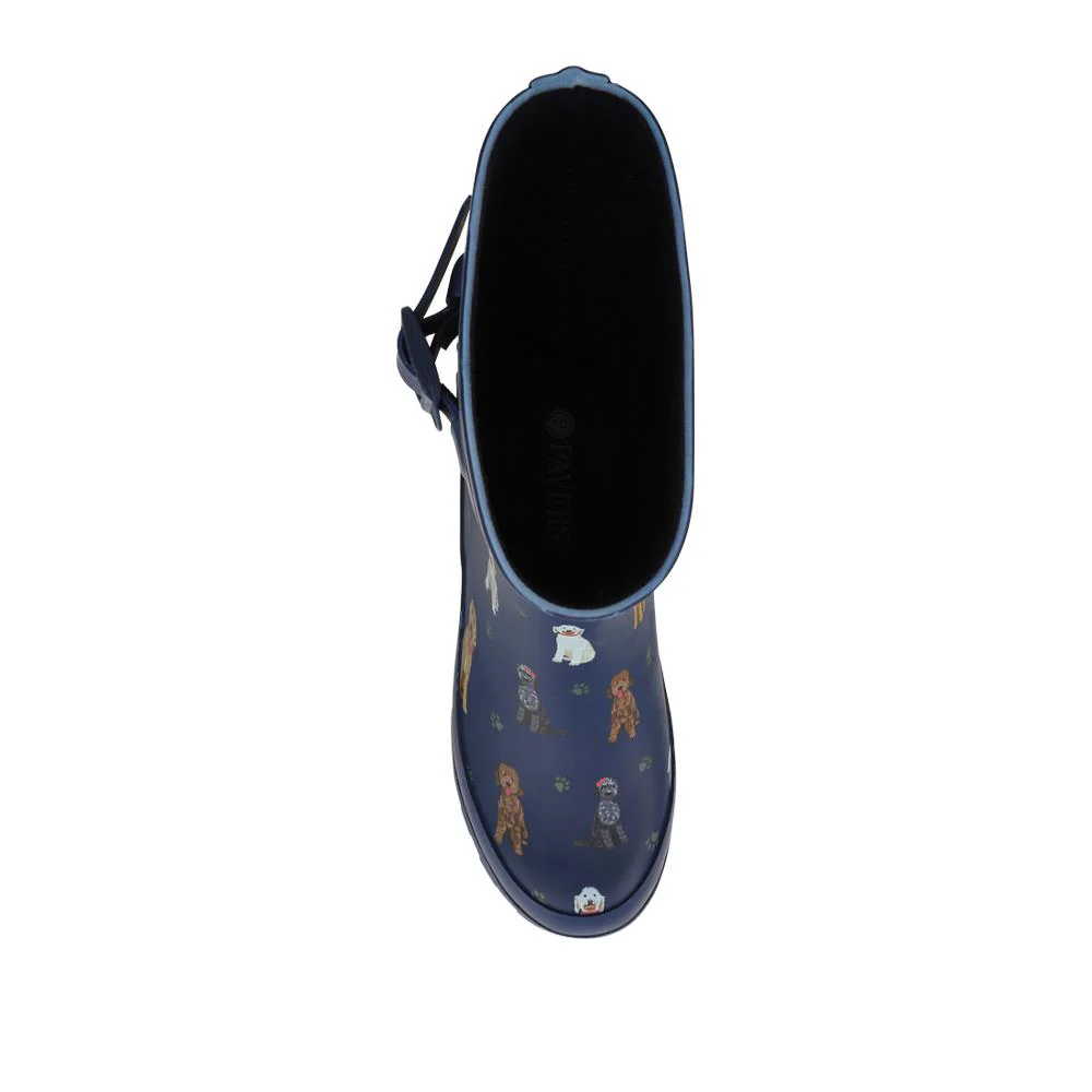 Waterproof Dog Wellies - JDE42001 / 328 488 - Navy Multi - Image 4
