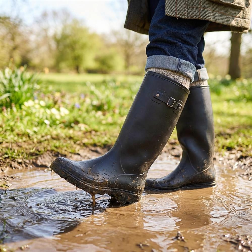 Waterproof Wellies - FEI42004 / 328 522 - Black - Image 2