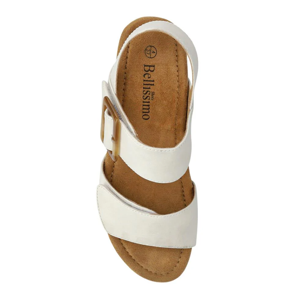 Wedge-Heeled Espadrilles - BELWBINS41056 / 327 236 - White - Image 5