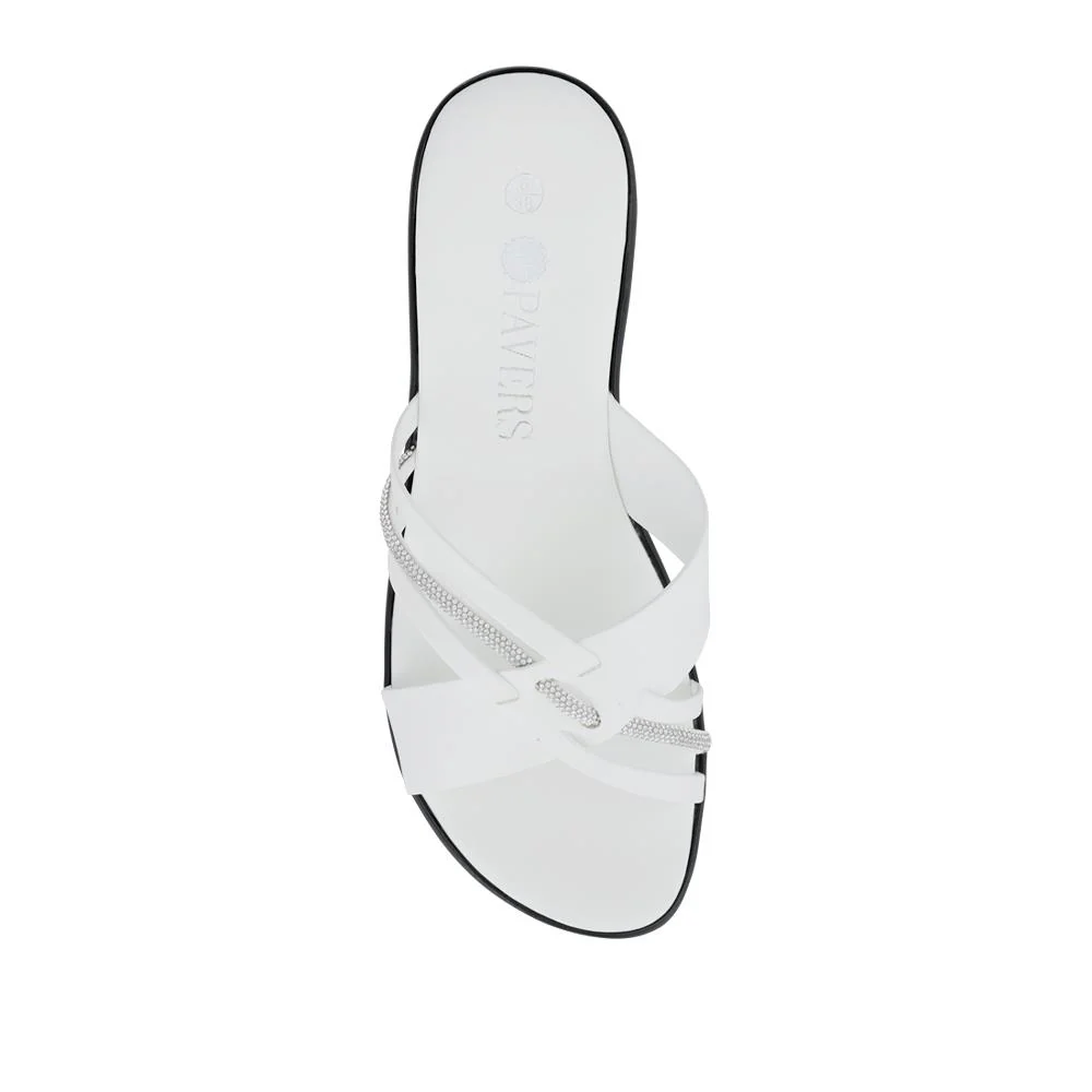 Wedge-Heeled Mules - NUOV41002 / 327 461 - White - Image 6