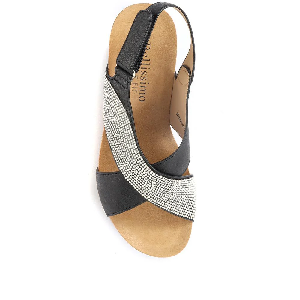 Wedge Sandals - BELBAIZH29028 / 315 399 - Black - Image 4