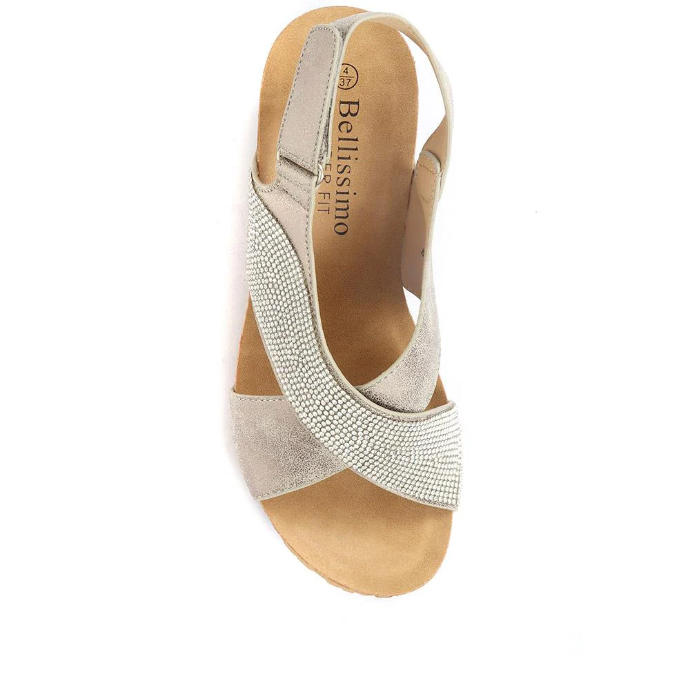 Wedge Sandals - BELBAIZH29028 / 315 399 - Metallic - Image 4