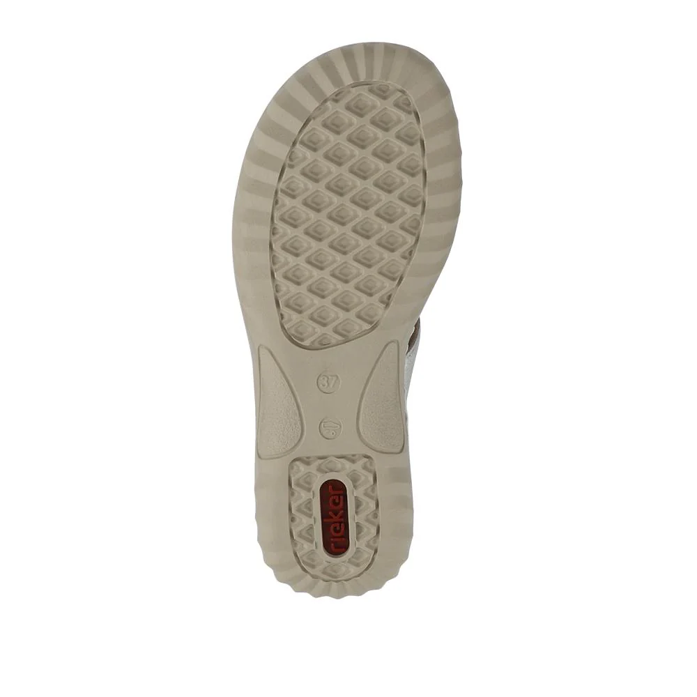 Wedge Touch-Fasten Sandals - RKR41549 / 327 295 - Silver - Image 6
