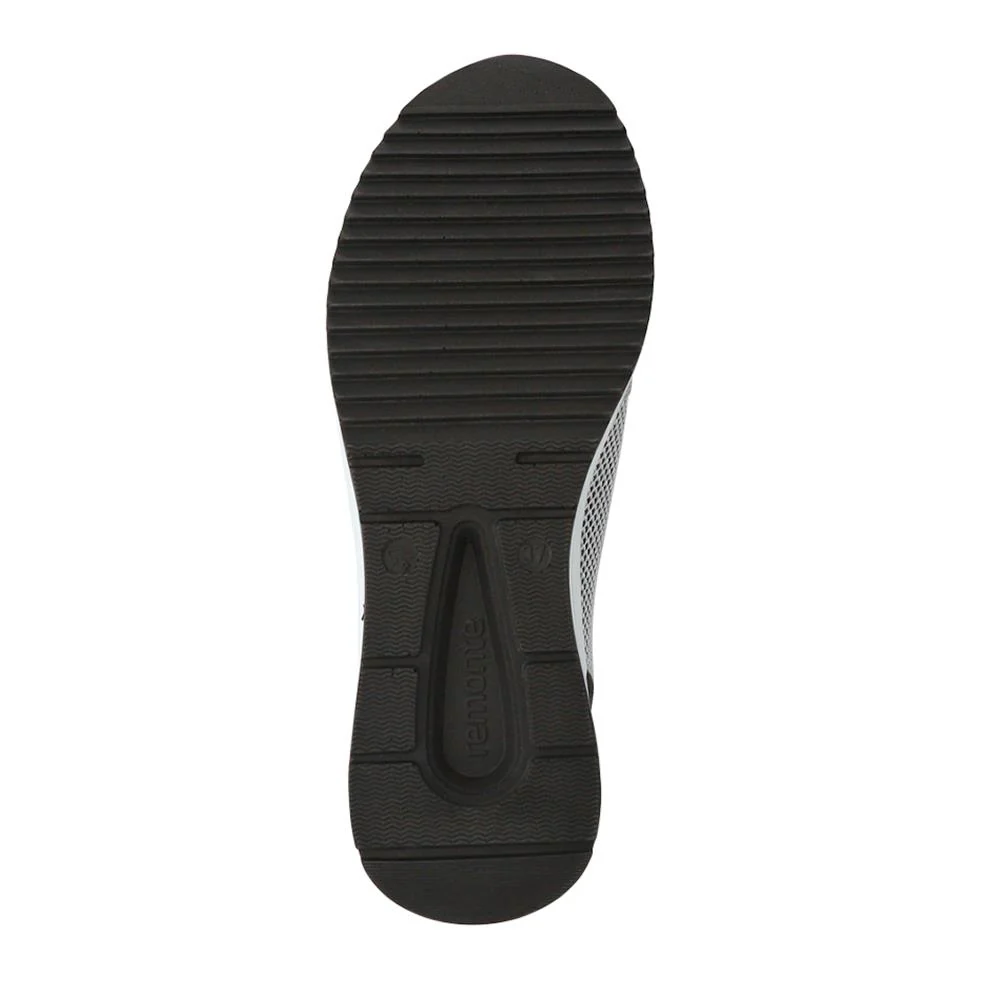 Wedged Slip-On Trainers - DRS40500 / 325 665 - Black-White - Image 4