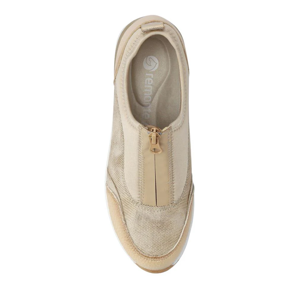 Wedged Slip-On Trainers - DRS40500 / 325 665 - Cream - Image 4