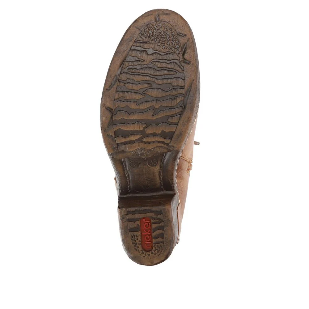 Western-Heeled Long Boots - RKR40525 / 326 087 - Tan - Image 5