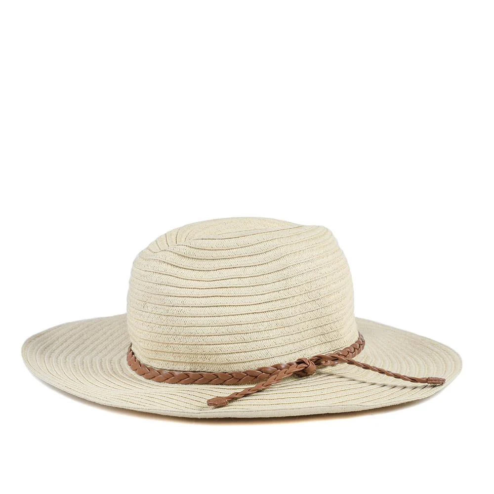 Wide Brim Sun Hat with Braided Band - QIA43000 / 329 301 - Natural