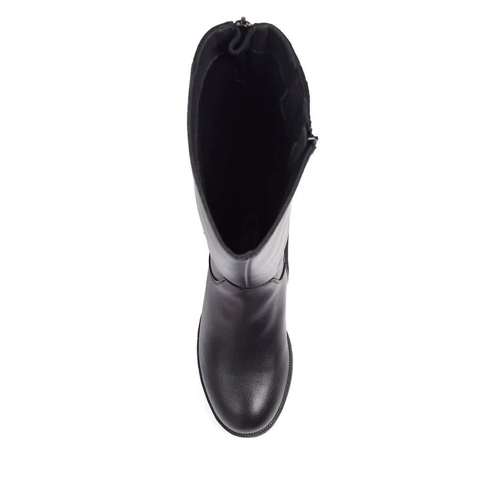 Wide Calf Long Boots - WLIG40005 / 325 963 - Black - Image 5
