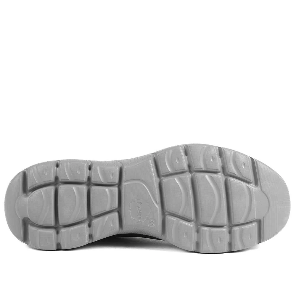 Wide Fit Active Trainers with Memory Foam Insole - BOJIE43021 / 329 152 - Black - Image 6