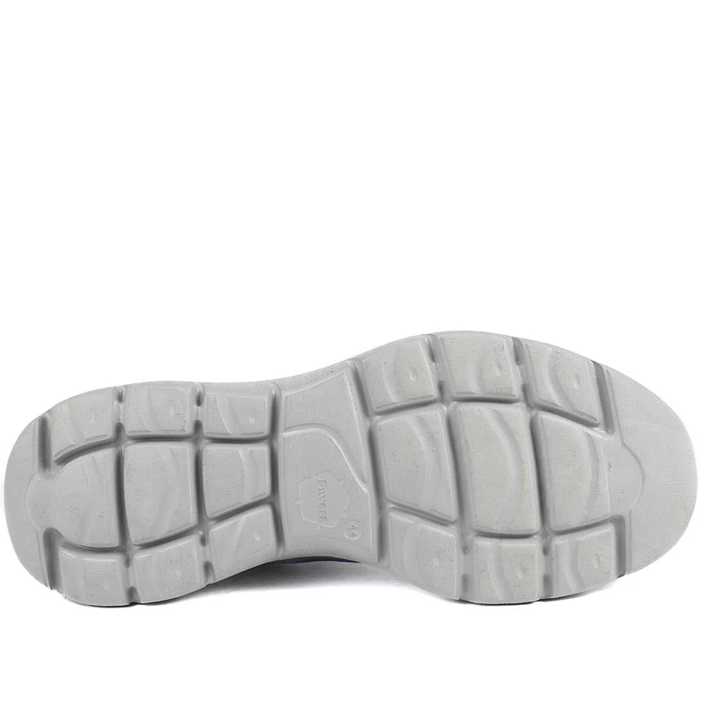 Wide Fit Active Trainers with Memory Foam Insole - BOJIE43021 / 329 152 - Navy - Image 6