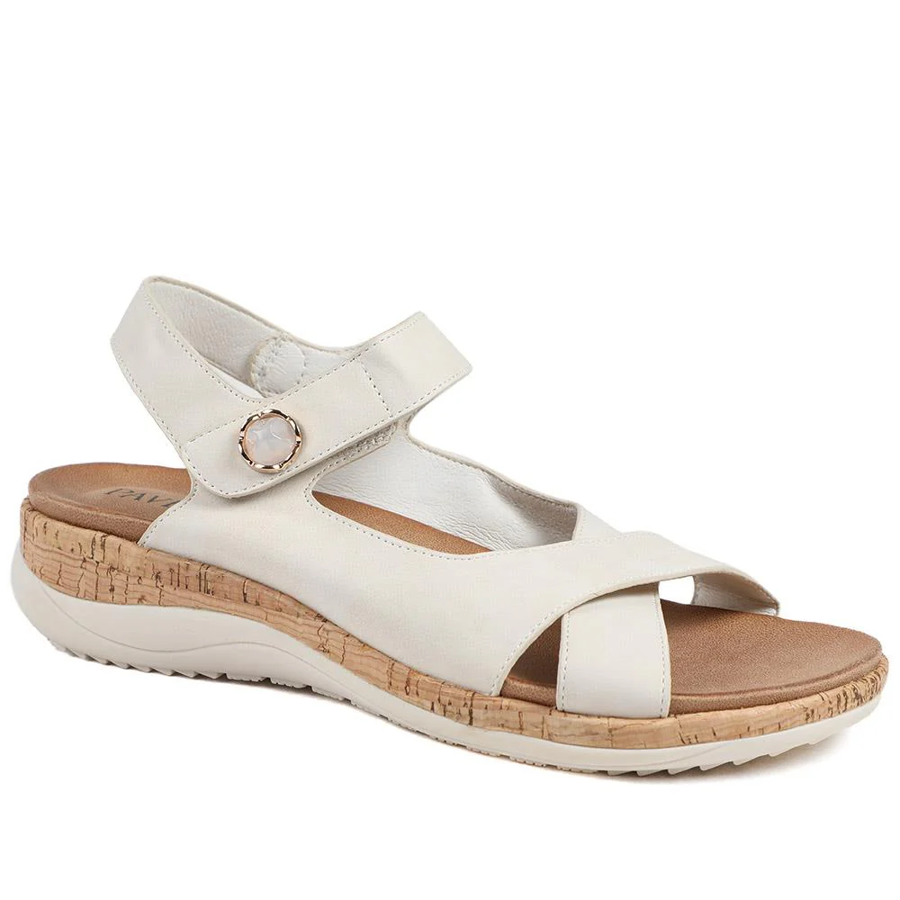 Wide Fit Adjustable Fit Cushioned Sandals - BAIZH43041 / 329 247 - Image 2