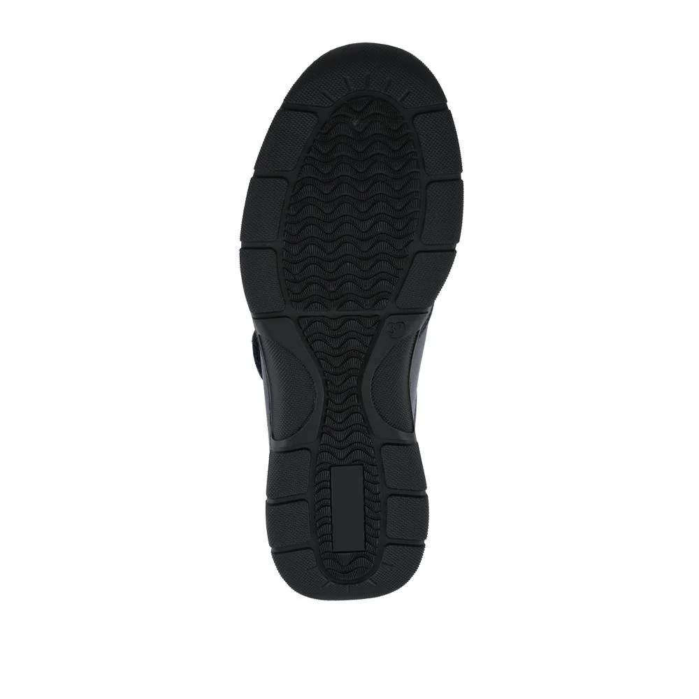 Wide Fit Adjustable Fitting Monk Shoes - WOIL42047 / 328 332 - Navy - Image 5