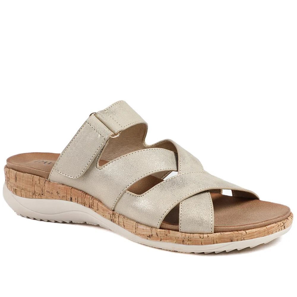 Wide Fit Adjustable Strappy Sandals - BAIZH43049 / 329 149 - Image 2