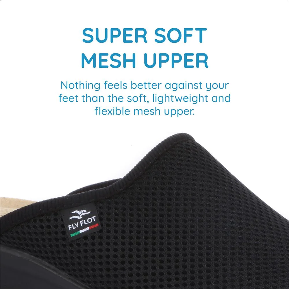 FlyFlot Wide Fit Anatomic Clogs - FLY25030 / 309 914 - Black - Image 4