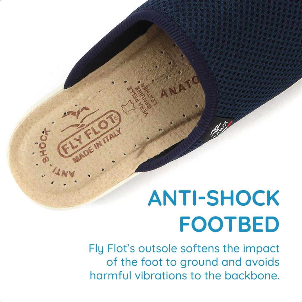 FlyFlot Wide Fit Anatomic Clogs - FLY25030 / 309 914 - Blue - Image 5