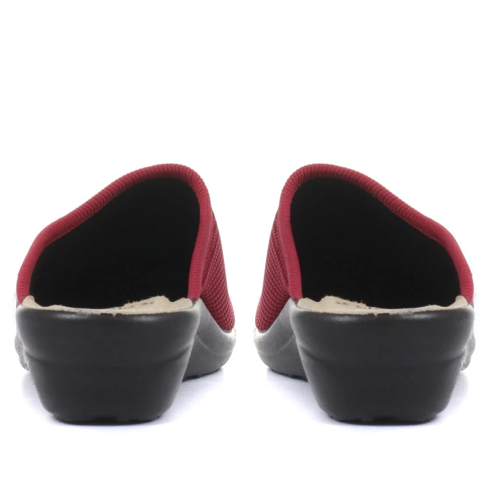 FlyFlot Wide Fit Anatomic Clogs - FLY25030 / 309 914 - Burgundy - Image 3