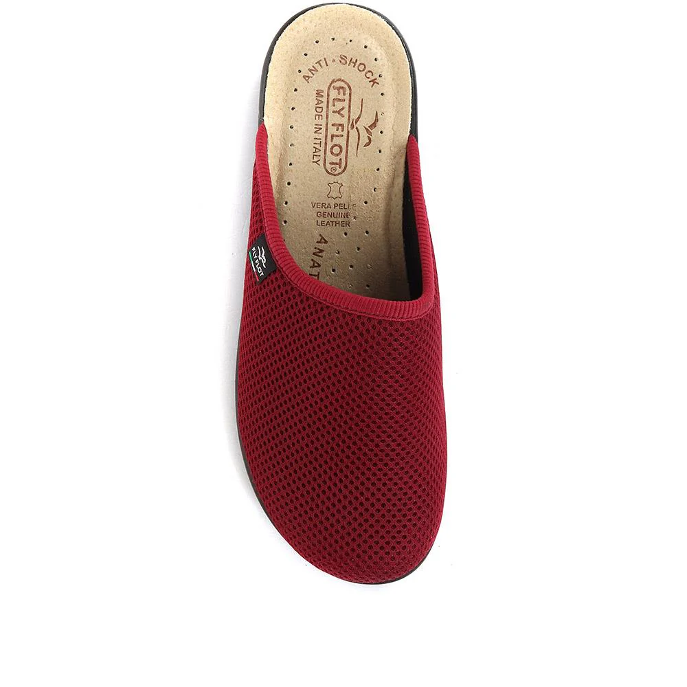 FlyFlot Wide Fit Anatomic Clogs - FLY25030 / 309 914 - Burgundy - Image 4