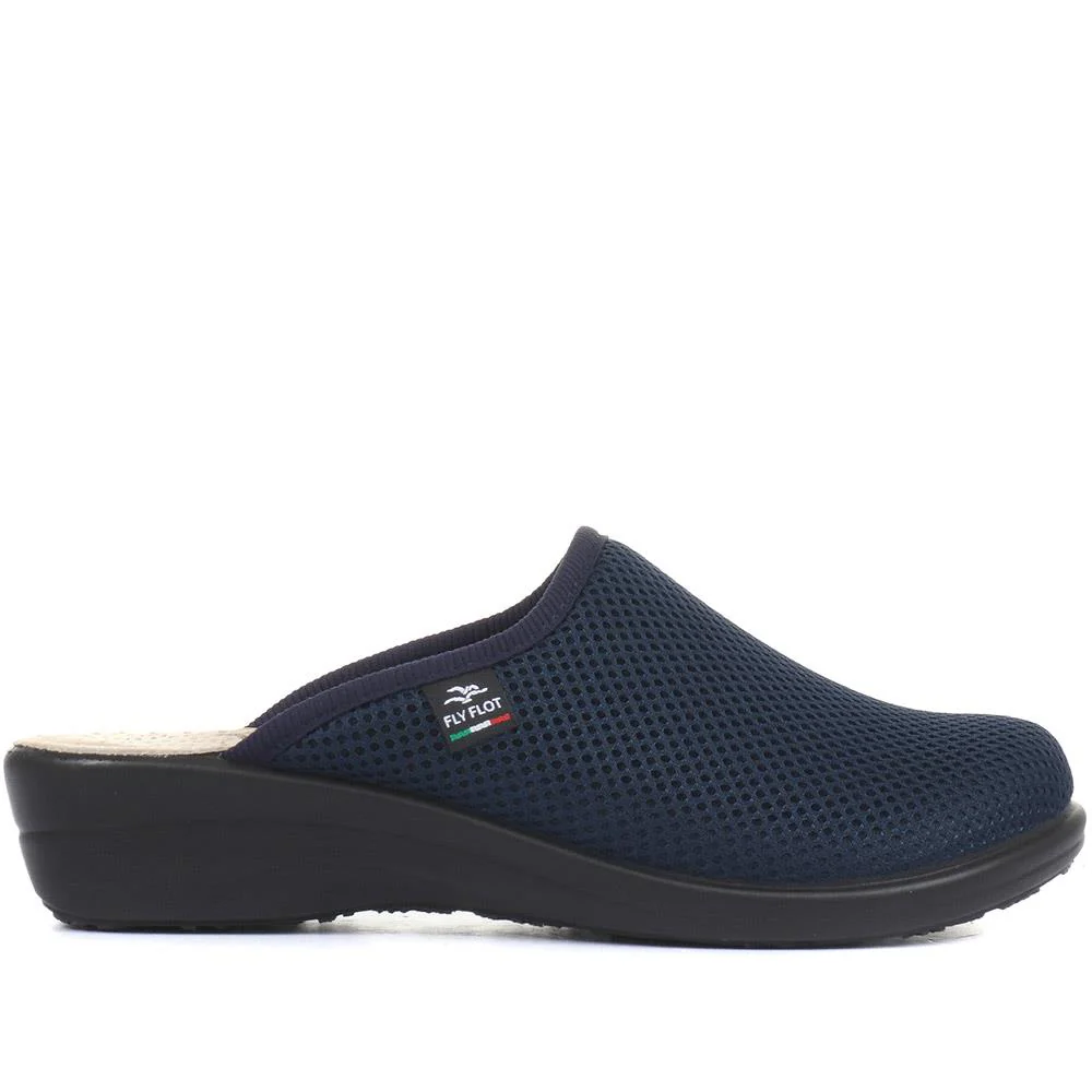 FlyFlot Wide Fit Anatomic Clogs - FLY25030 / 309 914 - Navy - Image 2