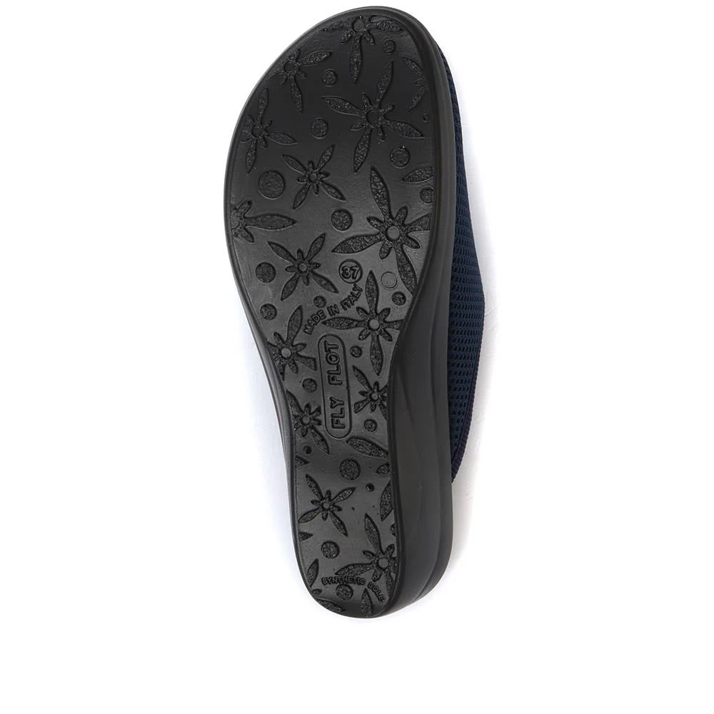 FlyFlot Wide Fit Anatomic Clogs - FLY25030 / 309 914 - Navy - Image 6