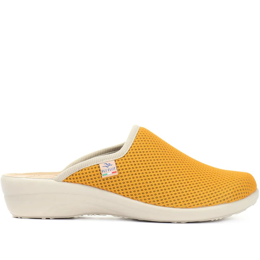 FlyFlot Wide Fit Anatomic Clogs - FLY25030 / 309 914 - Saffron - Image 2