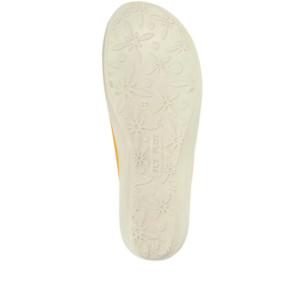 FlyFlot Wide Fit Anatomic Clogs - FLY25030 / 309 914 - Saffron - Image 4