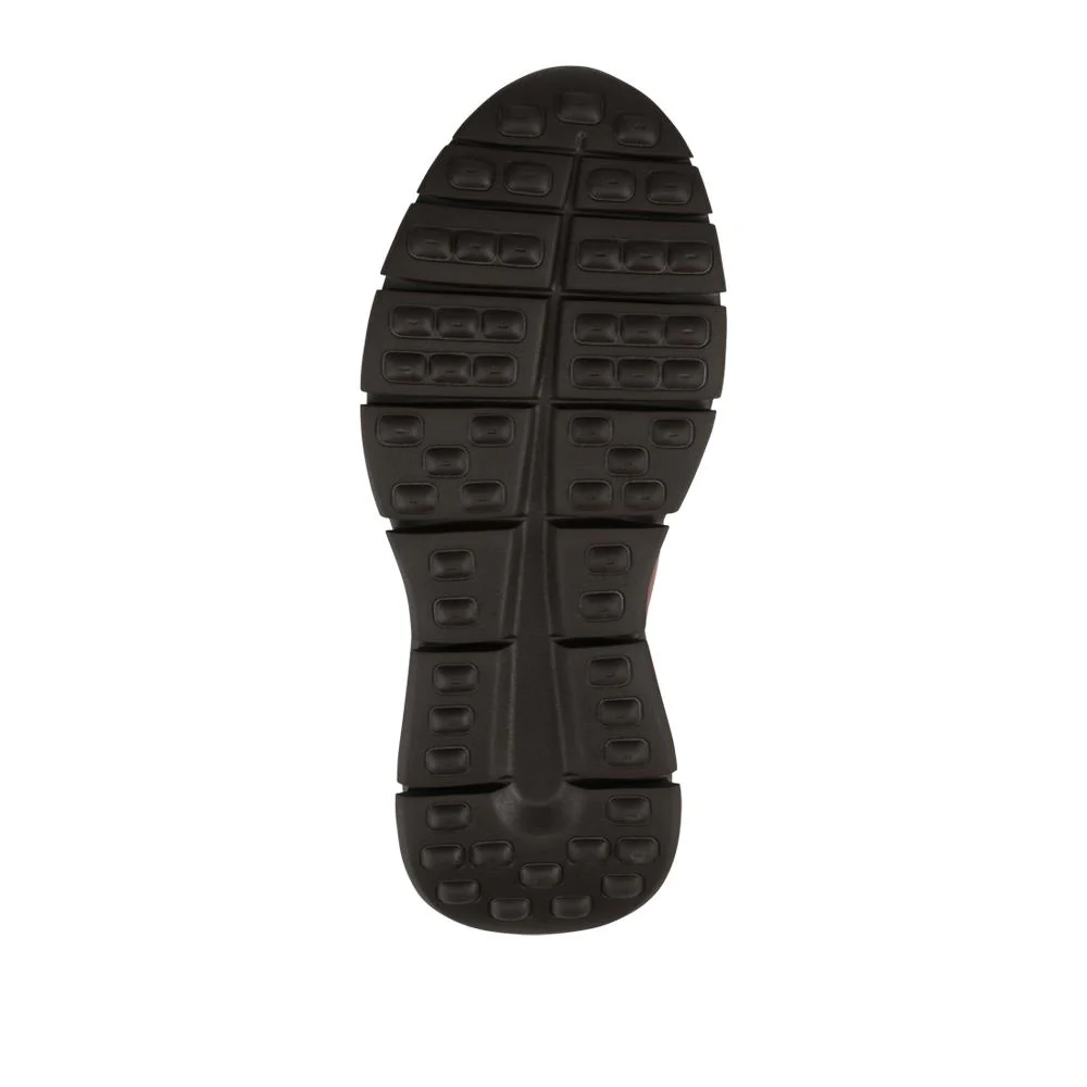Wide Fit Breathable Leather Lace Up Trainers - PRFEM42012 / 328 325 - Tan - Image 5