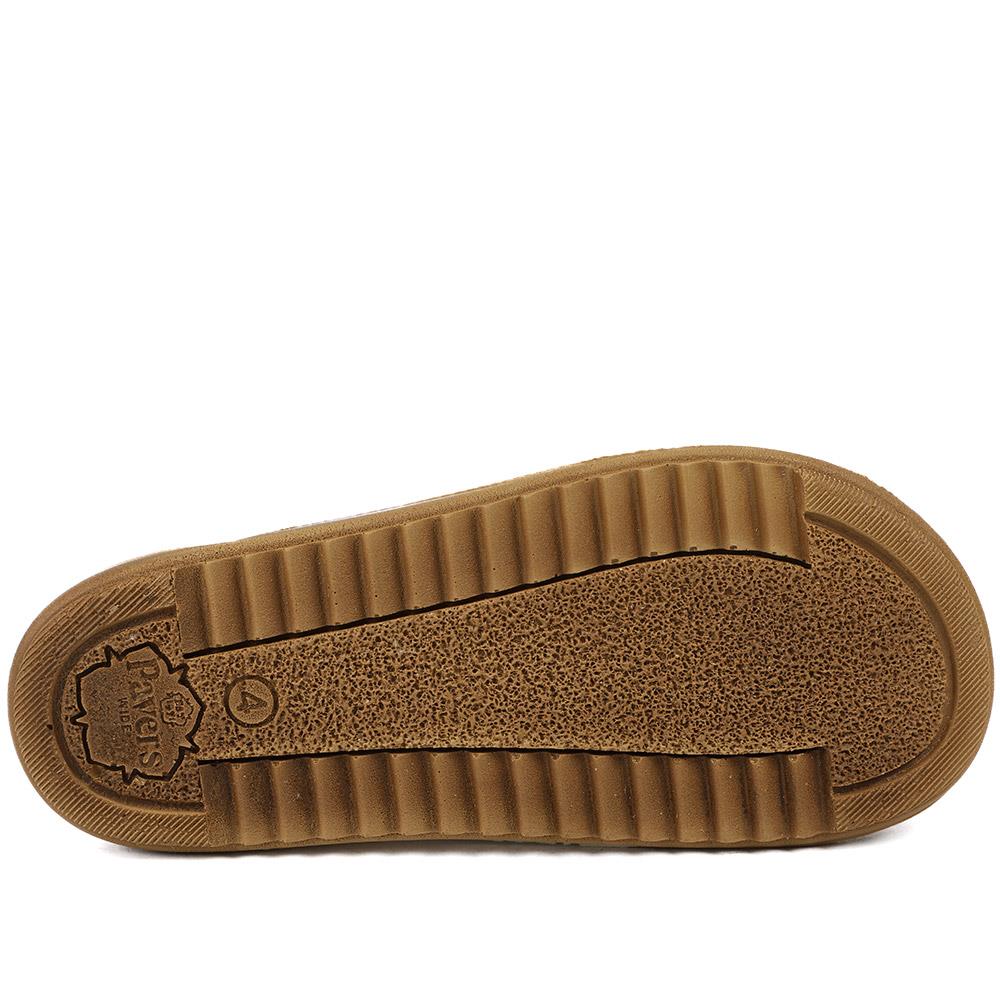 Wide Fit Buckle Detail Comfort Sandals - SERAY43001 / 329 113 - White - Image 5
