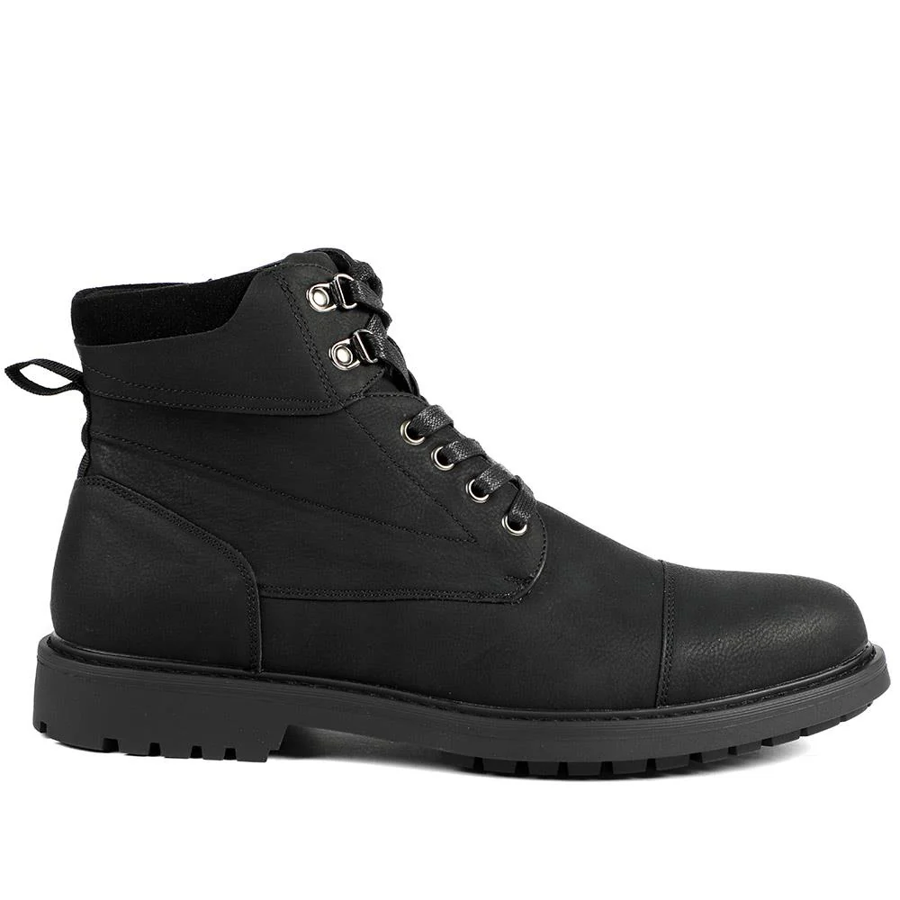 Wide Fit Casual Ankle Boots - CHANG42006 / 328 305 - Black - Image 2