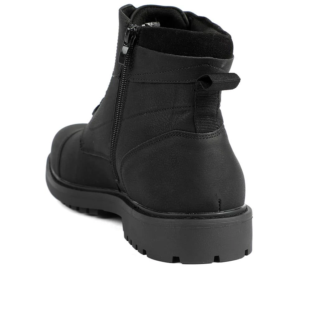 Wide Fit Casual Ankle Boots - CHANG42006 / 328 305 - Black - Image 3