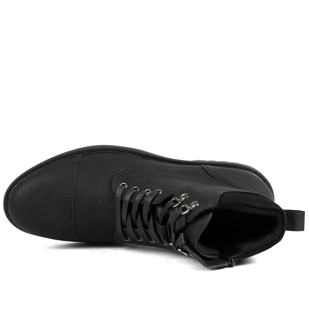 Wide Fit Casual Ankle Boots - CHANG42006 / 328 305 - Black - Image 4