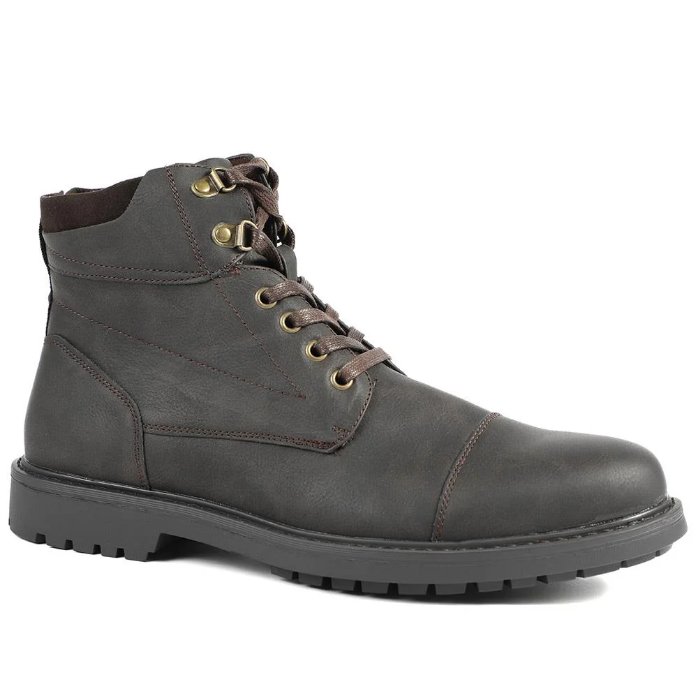 Wide Fit Casual Ankle Boots - CHANG42006 / 328 305