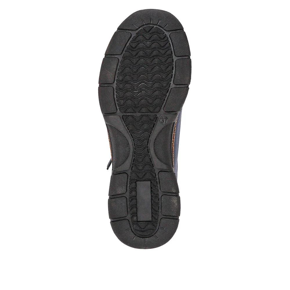 Wide Fit Casual Bungee Lace Shoes - WOIL41042 / 326 927 - Navy - Image 5