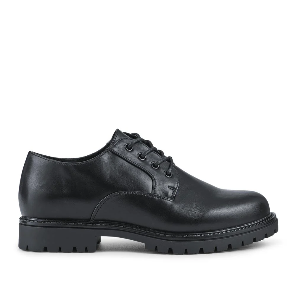 Wide Fit Casual Lace-Up Shoes - WBINS42021 / 327 855 - Black - Image 2