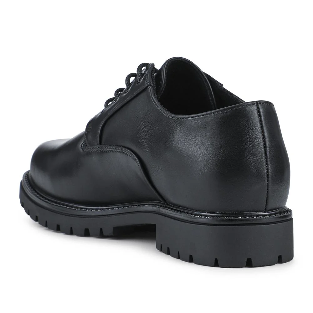 Wide Fit Casual Lace-Up Shoes - WBINS42021 / 327 855 - Black - Image 3