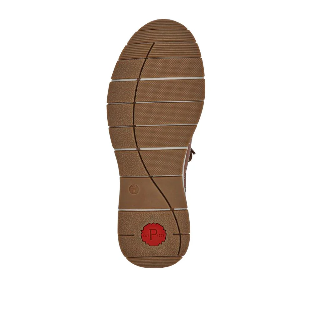 Wide Fit Casual Laced Slip-On Shoes - GANG41017 / 327 576 - Tan - Image 6
