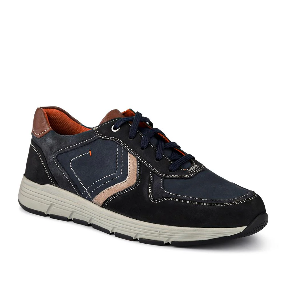 Wide-Fit Casual Leather Shoes - PARK41036 / 327 279